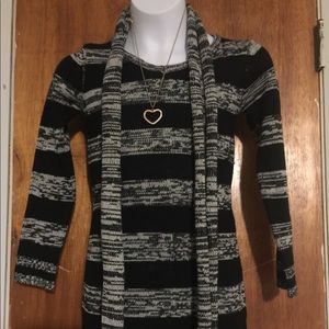 Black/ White pink angel sweater dress SZ: L 6X